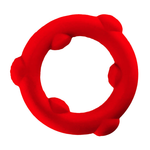 Oxballs - Spinner - Siliconen Cockring - Rood-Erotiekvoordeel.nl