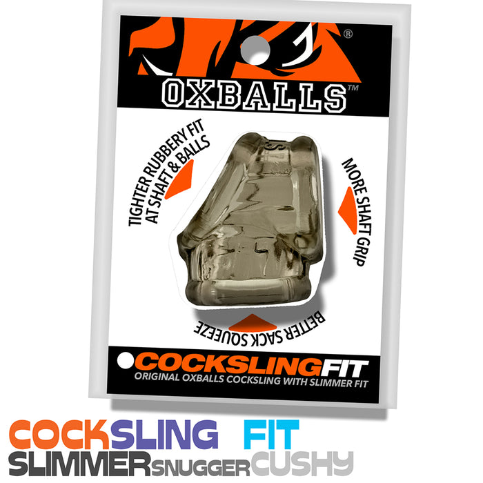 Oxballs - Fit – Cocksling – Siliconen/TPR - Rookgrijs-Erotiekvoordeel.nl