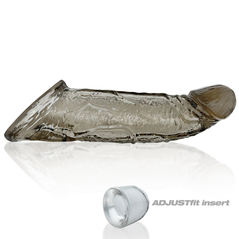 Oxballs - Coach - Penis Sleeve - Siliconen/TPR - Rookgrijs-Erotiekvoordeel.nl