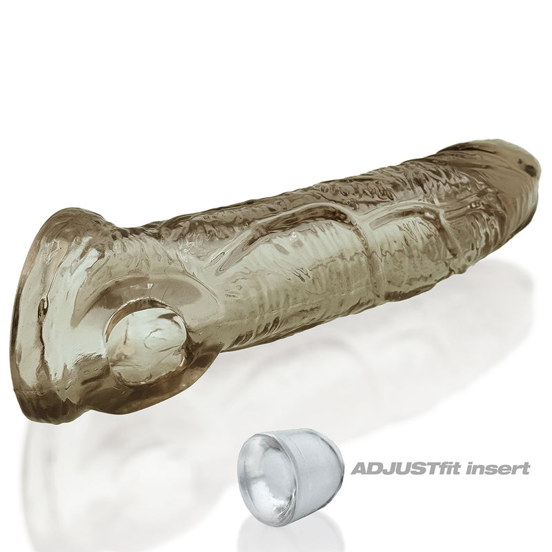 Oxballs - Coach - Penis Sleeve - Siliconen/TPR - Rookgrijs-Erotiekvoordeel.nl