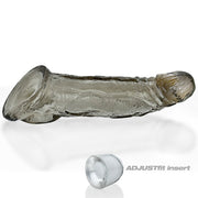 Oxballs - Coach - Penis Sleeve - Siliconen/TPR - Rookgrijs-Erotiekvoordeel.nl