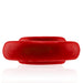 Oxballs - Rimz Big Softlips - Siliconen/TPR Cockring - Rood-Erotiekvoordeel.nl