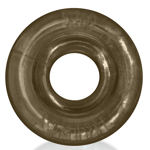 Oxballs - Rimz Big Softlips - Siliconen/TPR Cockring - Rookgrijs-Erotiekvoordeel.nl