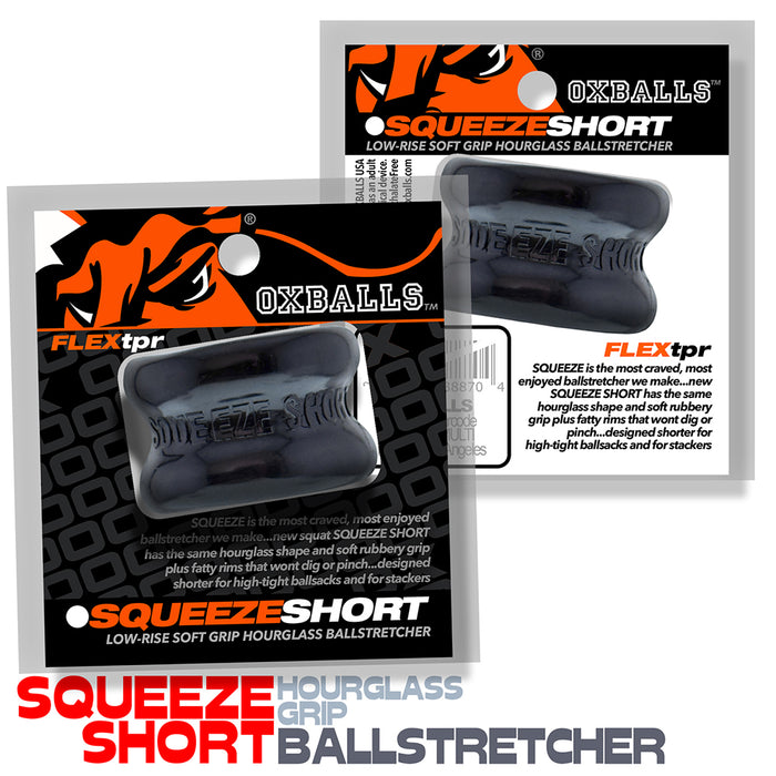 Oxballs - Squeeze Short - Ballstretcher - Zwart-Erotiekvoordeel.nl
