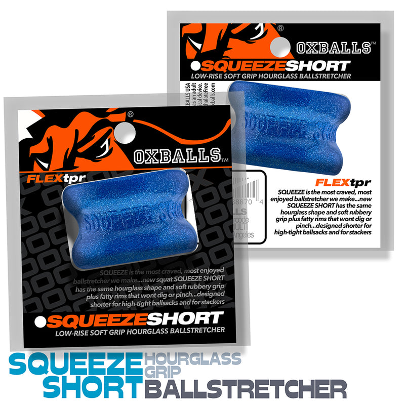 Oxballs - Squeeze Short - Ballstretcher - Blue Fire-Erotiekvoordeel.nl