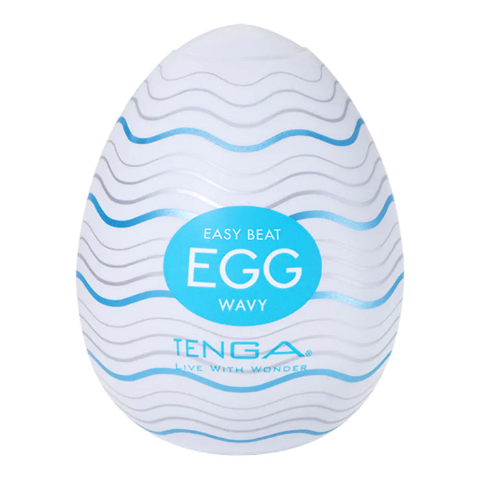 Tenga Wavy Eggs 6-Pack - Masturbator Set met Golvende Ribbels-Erotiekvoordeel.nl