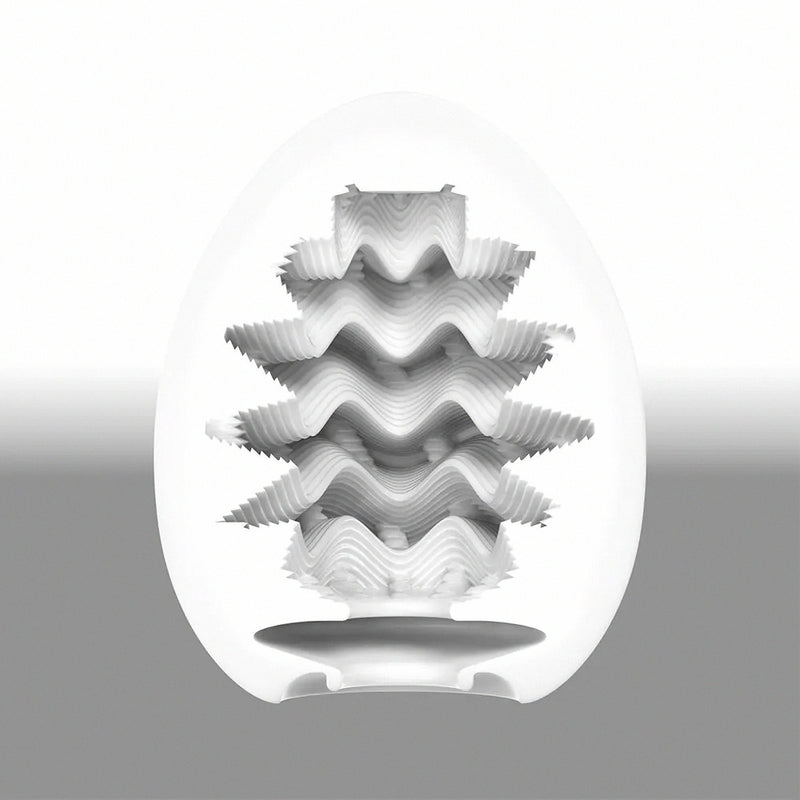 Tenga Wavy Eggs 6-Pack - Masturbator Set met Golvende Ribbels-Erotiekvoordeel.nl