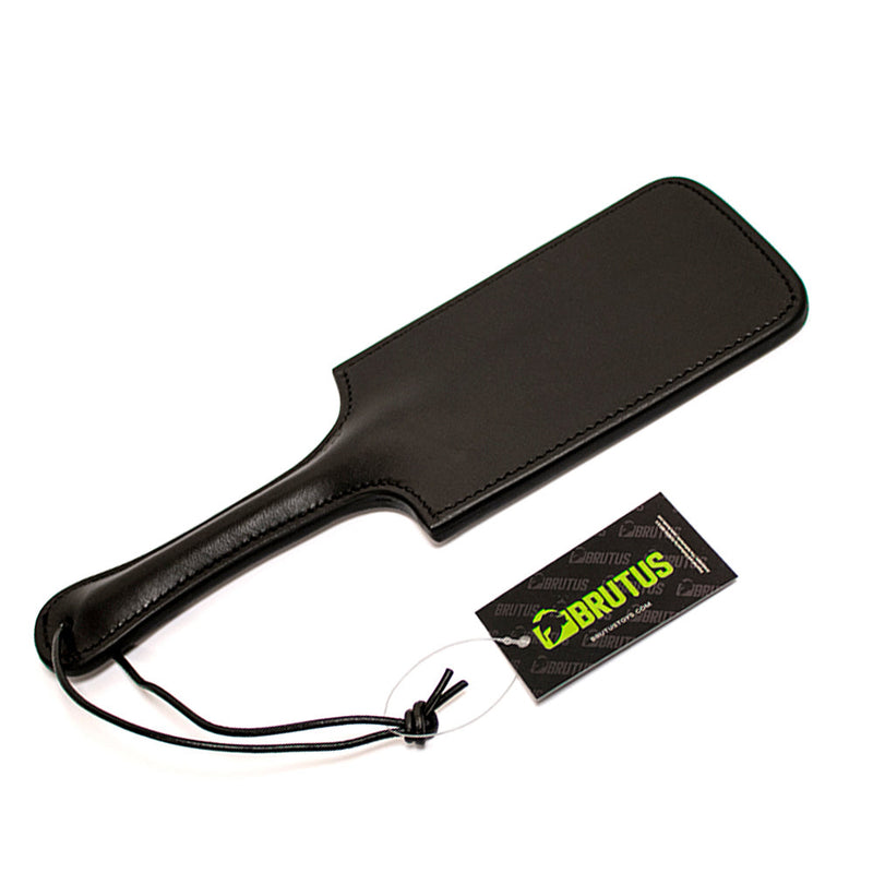Brutus - Brede Lederen Paddle - Zwart-Erotiekvoordeel.nl