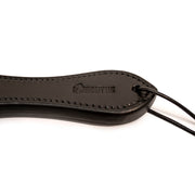 Brutus - Two Finger II - Zweep met Dubbele Zware Lederen Slappers - Zwart-Erotiekvoordeel.nl