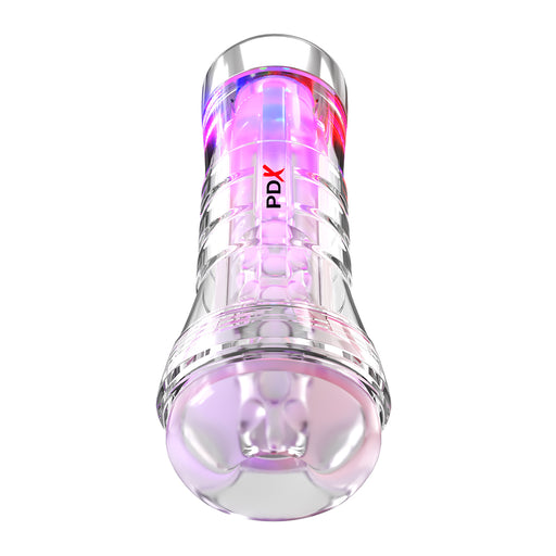 Pipedream - PDX Elite Viewtube Plus See-Thru EZ-Grip Stroker Masturbator-Erotiekvoordeel.nl