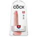 Pipedream - King Cock - Dildo met Balzak - 15 cm - Lichte Huidskleur-Erotiekvoordeel.nl