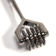 Black Label - Pinwheel met 5 Wieltjes - Zwart Chroom-Erotiekvoordeel.nl