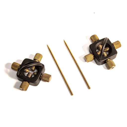 Black Label - The Sun - Tepel Marteling Tepelklem - Ook voor Naaldenspel - Zwart/Goud-Erotiekvoordeel.nl