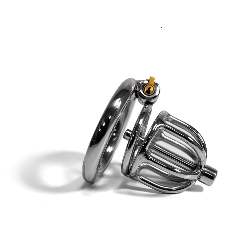 Black Label - The Knob Maker - Kuisheidskooi met Penisplug - RVS-Erotiekvoordeel.nl