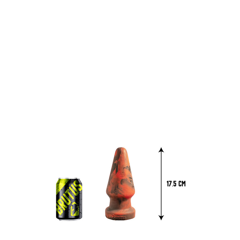 Brutus Nightmare - Rhino - Vac-U-Lock Buttplug - Siliconen - Rood/Zwart-Erotiekvoordeel.nl