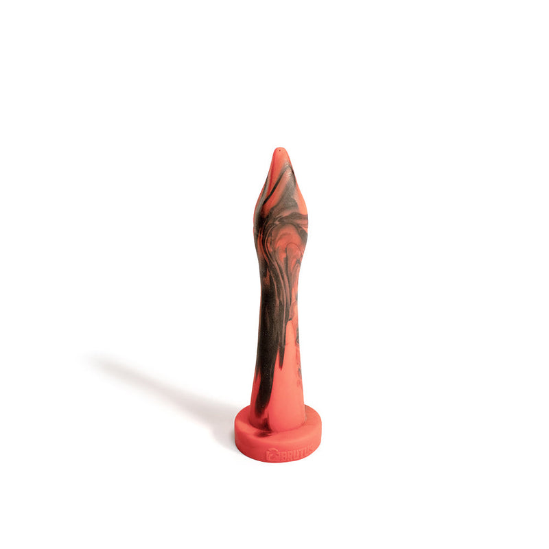 Brutus Nightmare - Gooseneck - Vac-U-Lock Buttplug - Siliconen - Rood/Zwart-Erotiekvoordeel.nl
