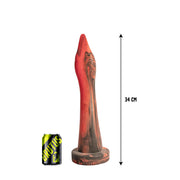 Brutus Nightmare - Gooseneck - Vac-U-Lock Buttplug - Siliconen - Rood/Zwart-Erotiekvoordeel.nl