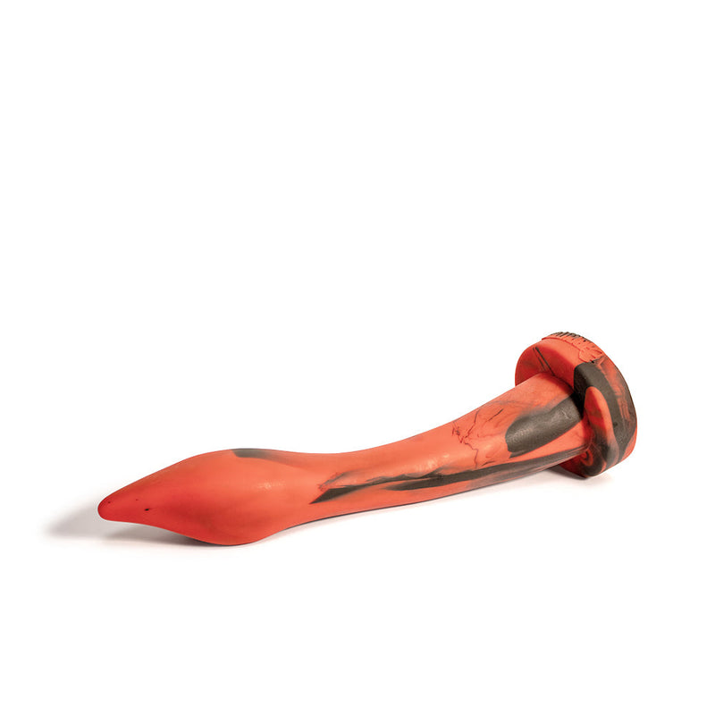Brutus Nightmare - Gooseneck - Vac-U-Lock Buttplug - Siliconen - Rood/Zwart-Erotiekvoordeel.nl