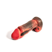 Brutus Nightmare - Fat Man - Vac-u-Lock Dildo - Siliconen - Rood/Zwart-Erotiekvoordeel.nl