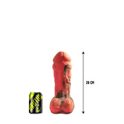 Brutus Nightmare - Fat Man - Vac-u-Lock Dildo - Siliconen - Rood/Zwart-Erotiekvoordeel.nl