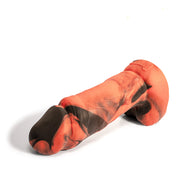 Brutus Nightmare - Fat Man - Vac-u-Lock Dildo - Siliconen - Rood/Zwart-Erotiekvoordeel.nl