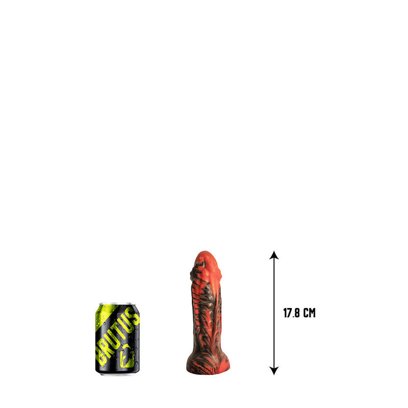 Brutus Nightmare - Spock's Cock - Vac-U-Lock Dildo - Siliconen - Rood/Zwart-Erotiekvoordeel.nl