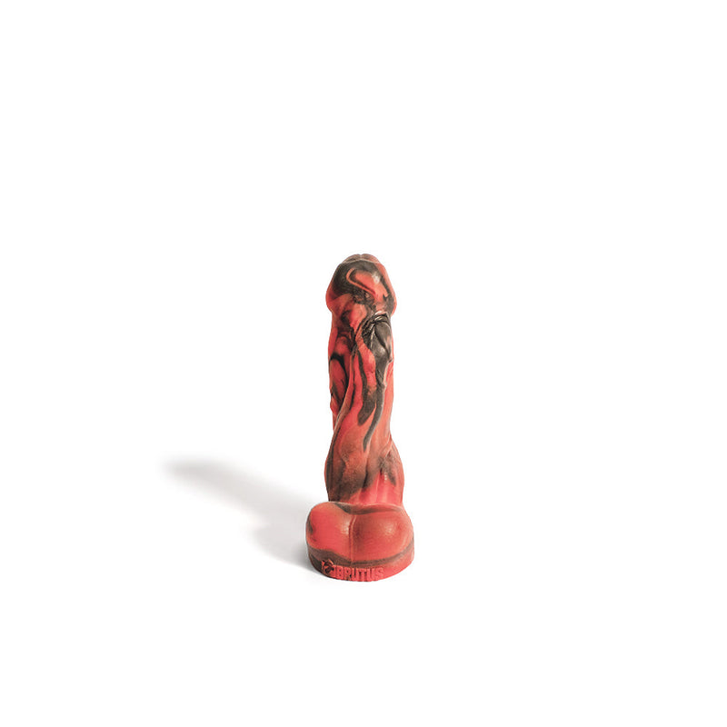 Brutus Nightmare - Greedy Filler - Vac-U-Lock Dildo - Siliconen - Rood/Zwart-Erotiekvoordeel.nl