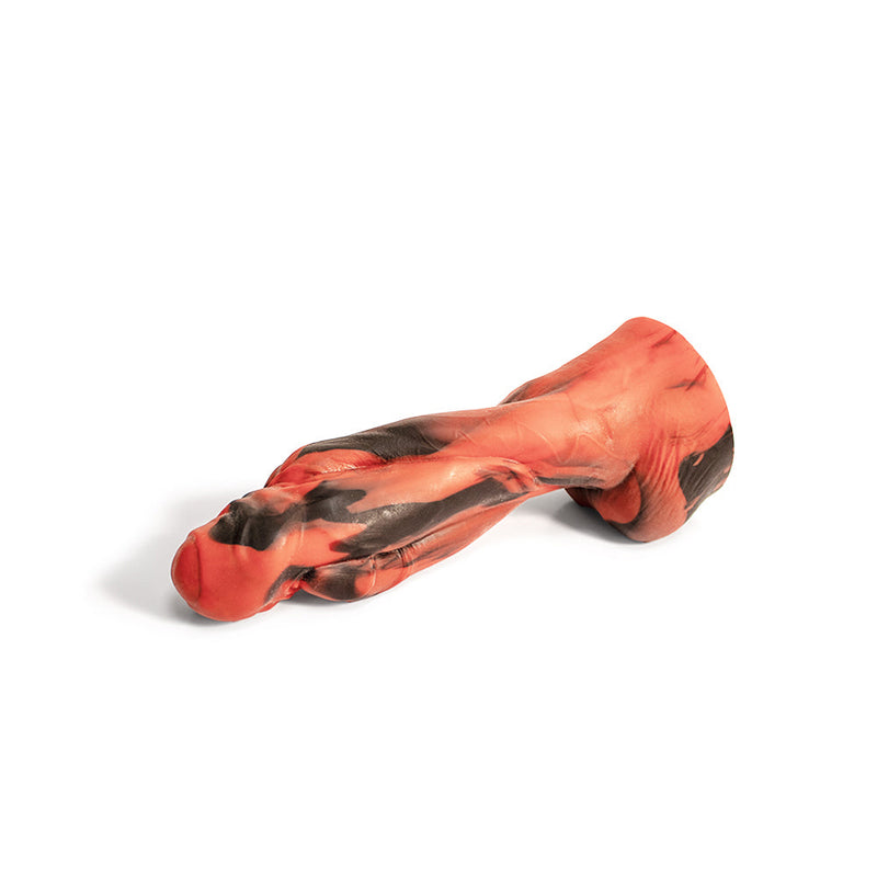 Brutus Nightmare - Greedy Filler - Vac-U-Lock Dildo - Siliconen - Rood/Zwart-Erotiekvoordeel.nl