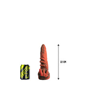 Brutus Nightmare - Omen - Vac-U-Lock Dildo - Siliconen - Rood/Zwart-Erotiekvoordeel.nl