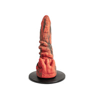 Brutus Nightmare - Omen - Vac-U-Lock Dildo - Siliconen - Rood/Zwart-Erotiekvoordeel.nl