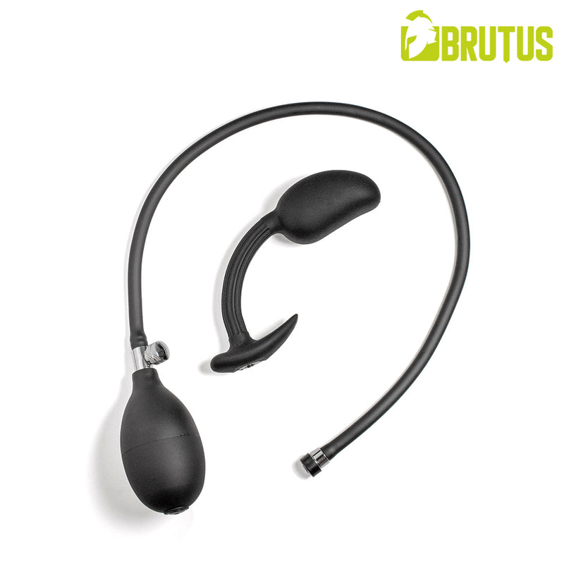 BRUTUS - Opblaasbare Deep Rattler Buttplug met Magnetische Pomp-Erotiekvoordeel.nl