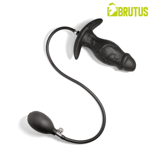BRUTUS - Opblaasbare Dildo Buttplug met Magnetische Pomp-Erotiekvoordeel.nl