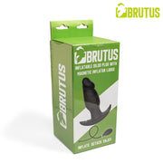 BRUTUS - Opblaasbare Dildo Buttplug met Magnetische Pomp-Erotiekvoordeel.nl