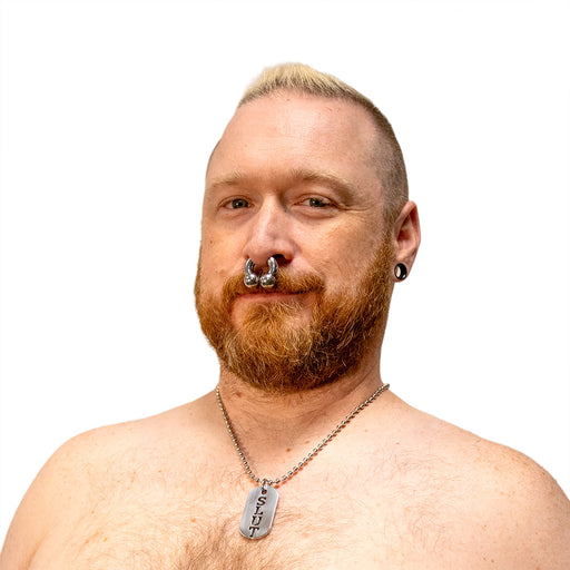Black Label - SLUT - Kink Fetish Dog tag - Day Collar-Erotiekvoordeel.nl