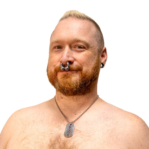 Black Label - SLAVE - Kink Fetish Dog tag - Day Collar-Erotiekvoordeel.nl