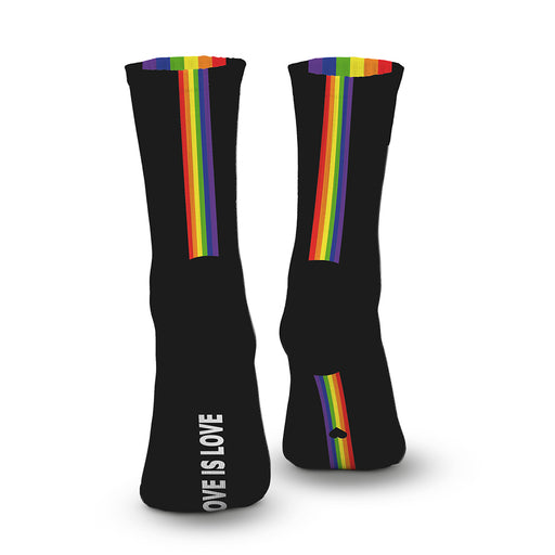 SneakXX - Sneaker Sokken LOVE IS LOVE - Zwart-Erotiekvoordeel.nl