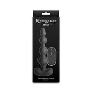 Renegade - Reign - Vibrerende Kralen Vibrator met Afstandsbediening - Zwart-Erotiekvoordeel.nl