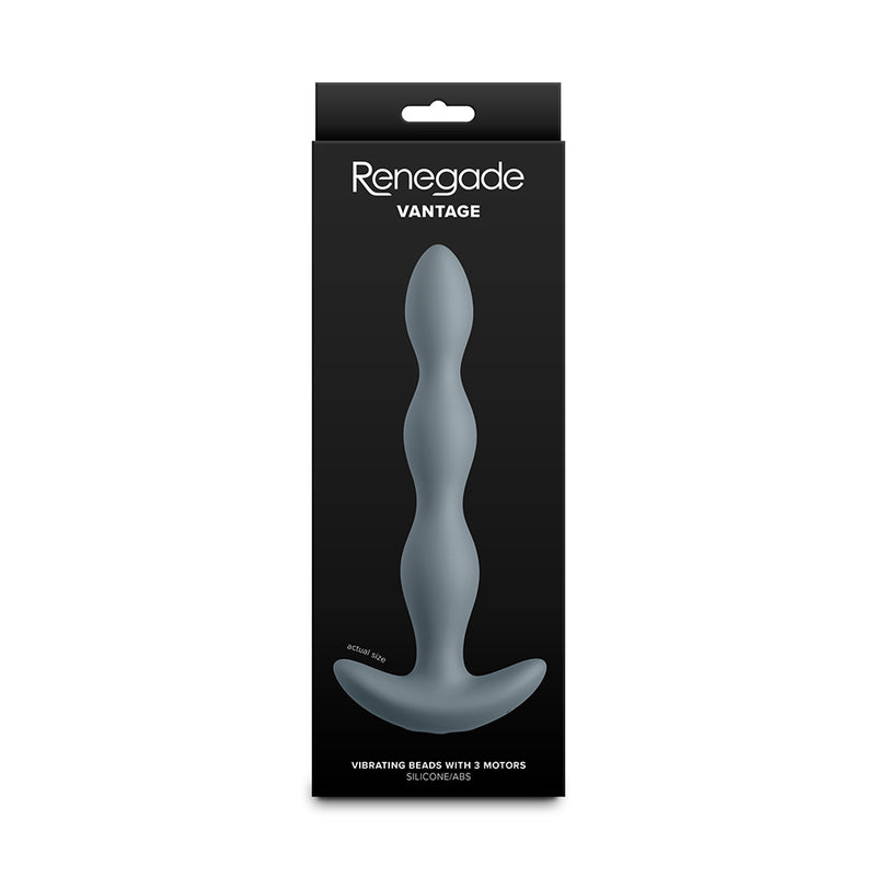 Renegade - Vantage - Vibrerende Anaalkralen met 3 Motoren - Grijs