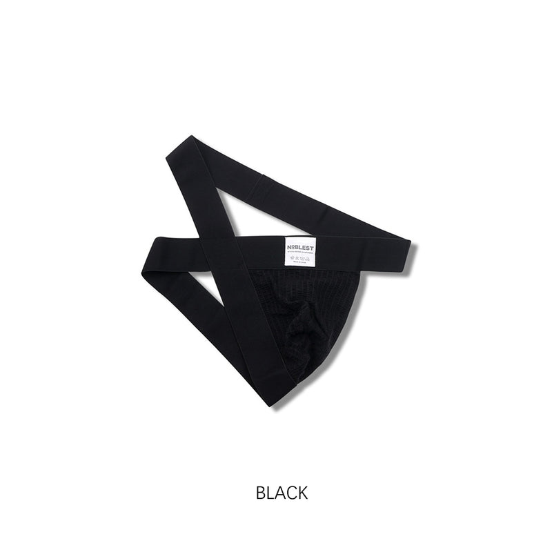 The Noblest - Asymmetrische Jockstrap - Zwart-Erotiekvoordeel.nl