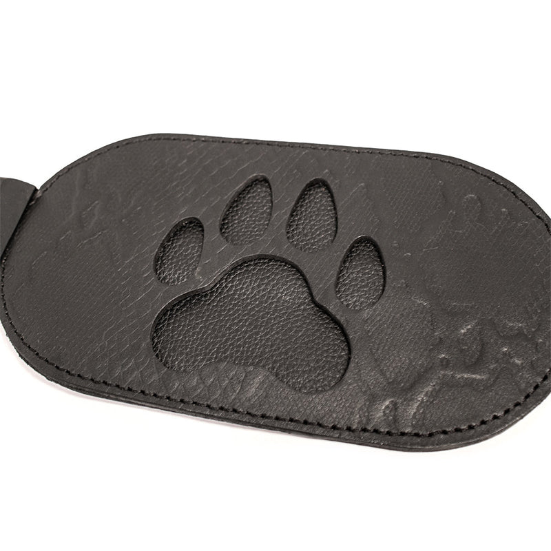 Black Label - Puppy Paw Paddle - Leer - Zwart