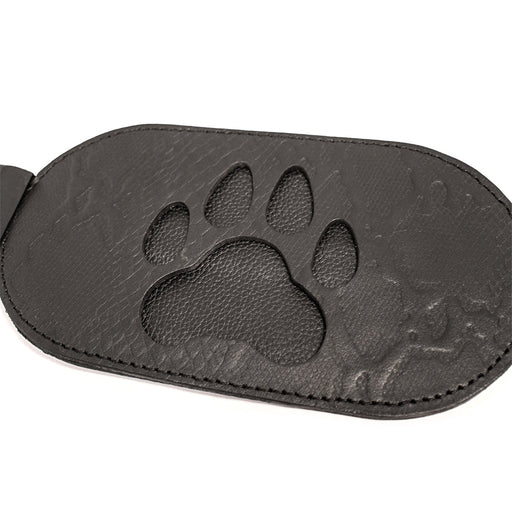 Black Label - Puppy Paw Paddle - Leer - Zwart-Erotiekvoordeel.nl