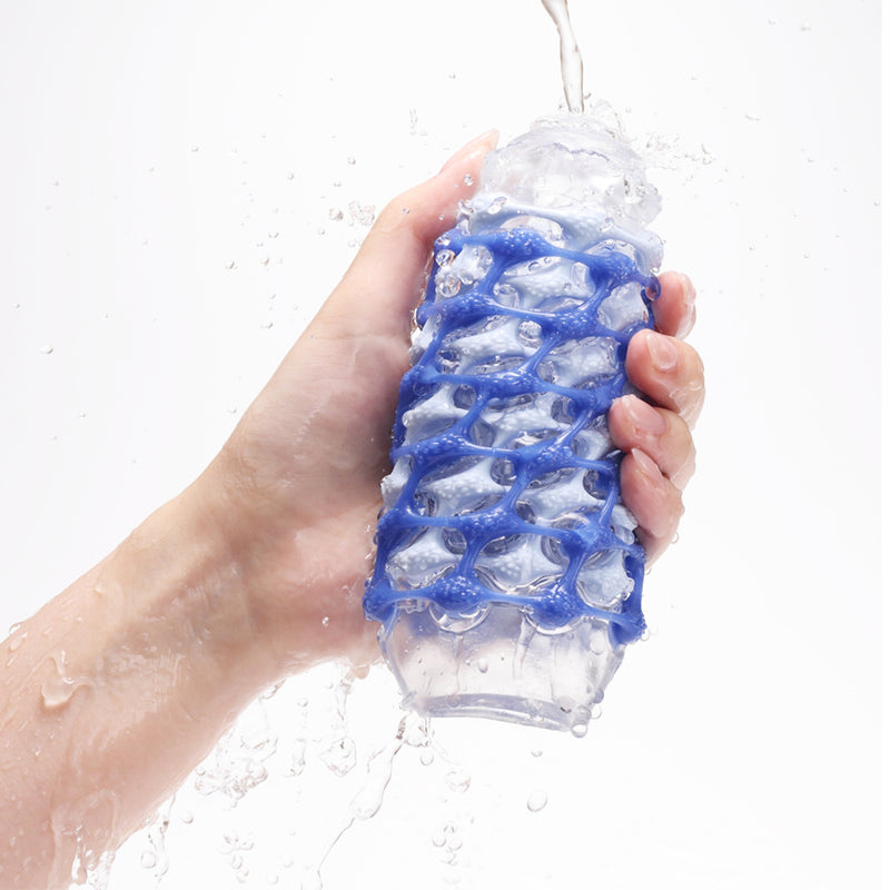 Tenga - Arte Marine Weave Masturbator - Blauw-Erotiekvoordeel.nl