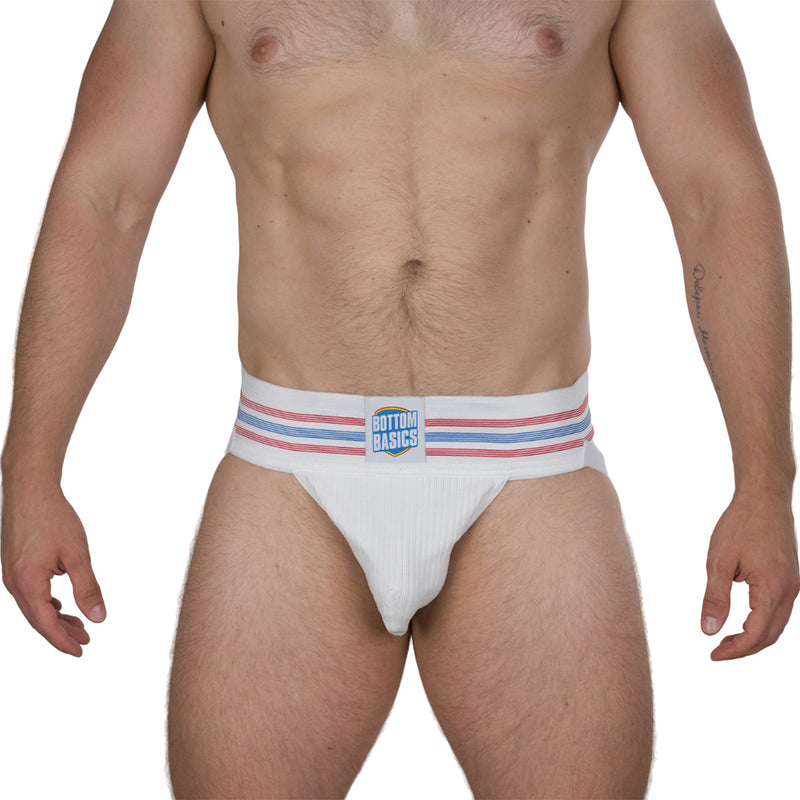 Fist Club - Bottom Basics - Jockstrap retro - Blanco - Erotiekvoordeel.nl