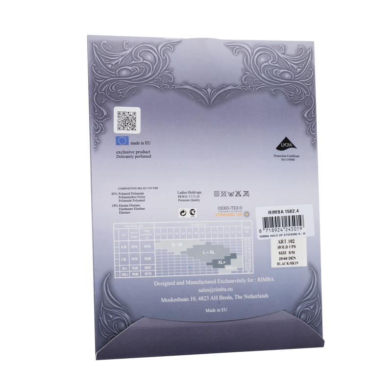 Amorable - Slut - Panty met open kruis – 20 Denier – Zwart