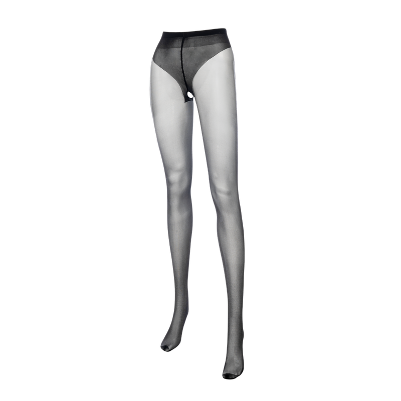 Amorable - Slut - Panty met open kruis – 20 Denier – Zwart-Erotiekvoordeel.nl