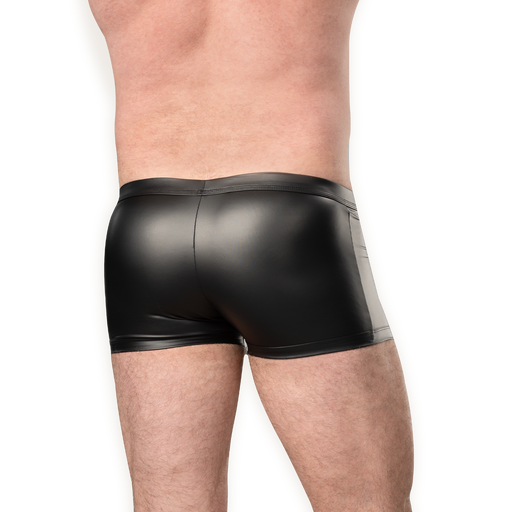 Amorable - Pantalones cortos de hombre con efecto mojado - Negro - Erotiekvoordeel.nl