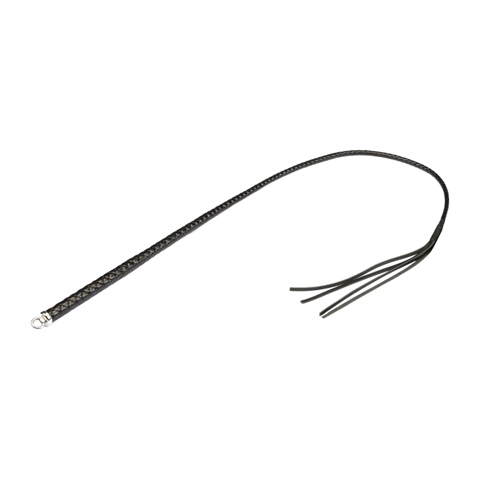 RISE - BDSM Zweep - Feather Single Tail - Zwart-Erotiekvoordeel.nl