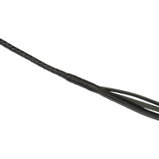 RISE - BDSM Zweep - Feather Single Tail - Zwart-Erotiekvoordeel.nl