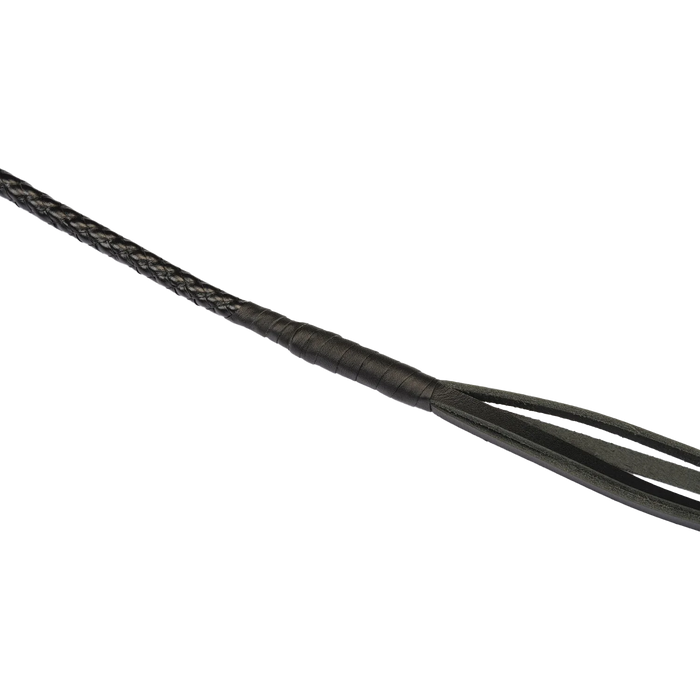 RISE - BDSM Zweep - Feather Single Tail - Zwart-Erotiekvoordeel.nl