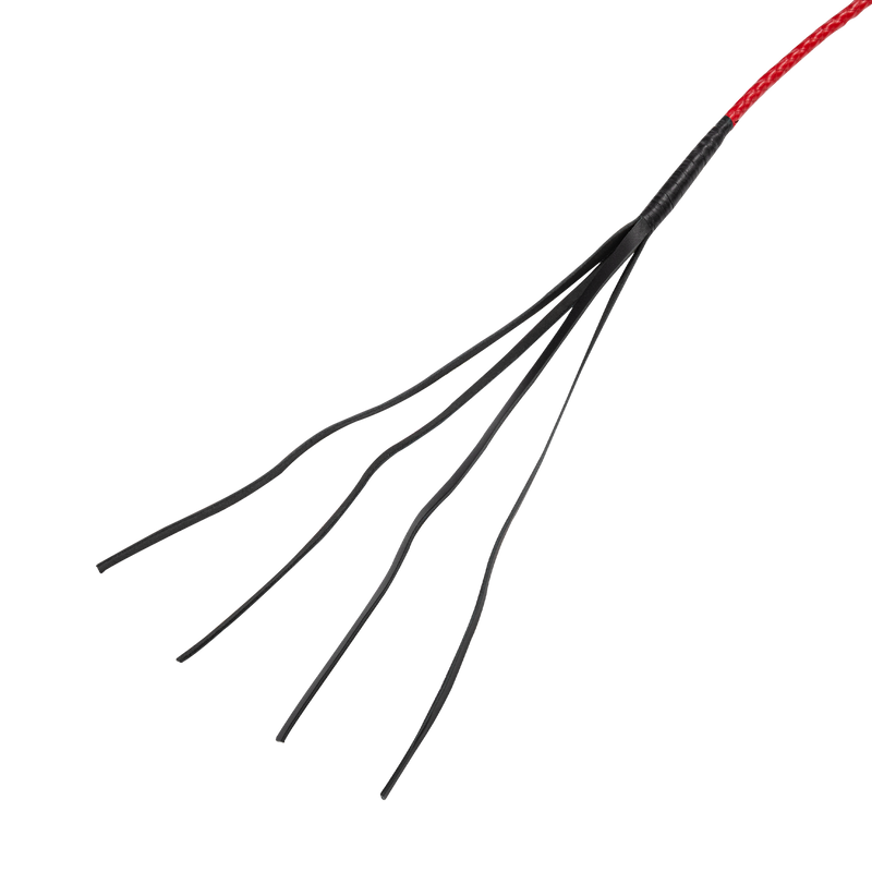 RISE - BDSM Zweep - Feather Single Tail - Rood-Erotiekvoordeel.nl